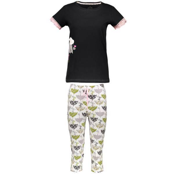 ست تی شرت و شلوار زنانه ناربن مدل چتر بارانی 957، Narbon 957 T-Shirt And Pants For Women