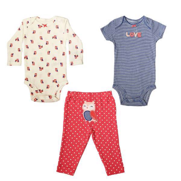 ست لباس دخترانه کارترز مدل 424، Carters 424 Girl Clothing Set