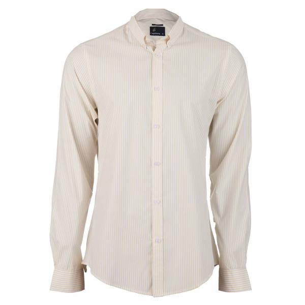 پیراهن نخی آستین بلند مردانه کاپریکورن مدل 16، Capricorn 16 Long Sleeve Shirt For Men