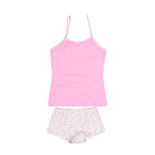 تاپ و شلوارک زنانه پی جامه مدل 129، Pijame 129 Shorts And Top For Women
