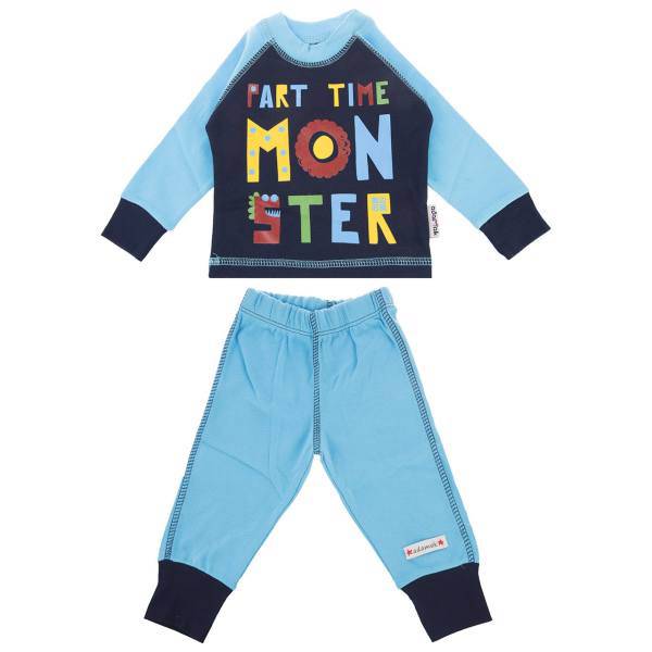 ست لباس پسرانه آدمک مدل 1159011TB، Adamak 1159011TB Baby Boy Clothing Set