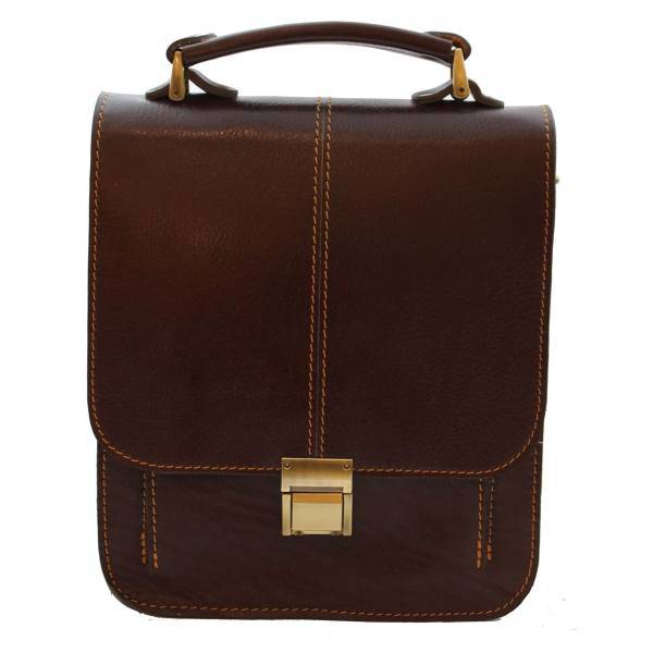 کیف دوشی چرم طبیعی چرم خاطره کد 501