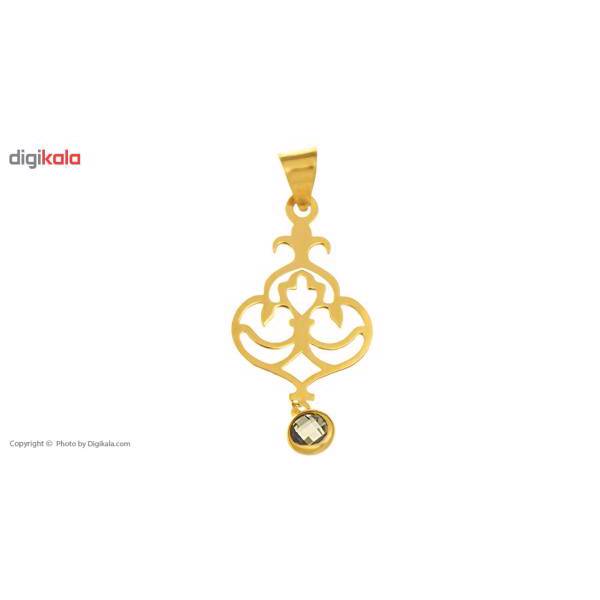 آویز گردنبند طلا 18 عیار ماهک مدل MM0435، Maahak MM0435 Gold Necklace Pendant Plaque