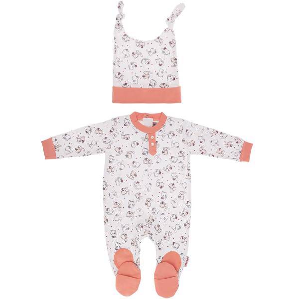 ست لباس دخترانه آدمک مدل 135000، Adamak 135000 Baby Girl Clothing Set