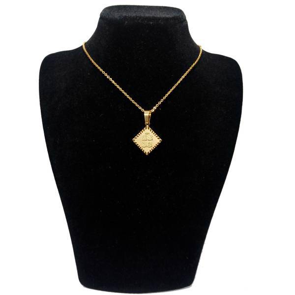 گردنبند آی جواهر طرح چهار قل کد 1100374G