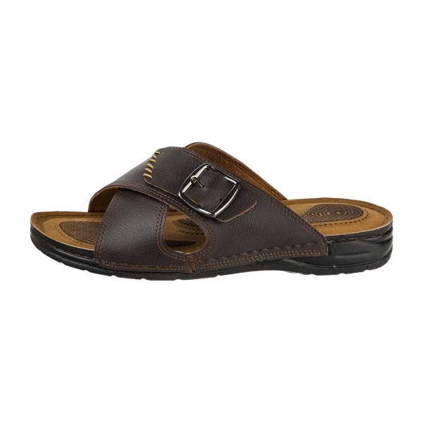 صندل طبی مردانه مسعود مدل 921 قهوه ای، Masoud 921 Anatomic Sandals For Men