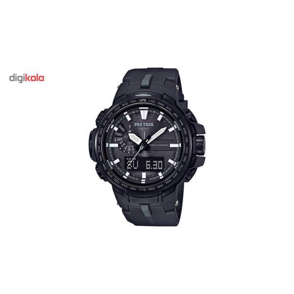 ساعت مچی عقربه ای مردانه کاسیو پرو ترک مدل PRW-6100Y-1BDR، Casio PRO TREK PRW-6100Y-1BDR Watch For Men