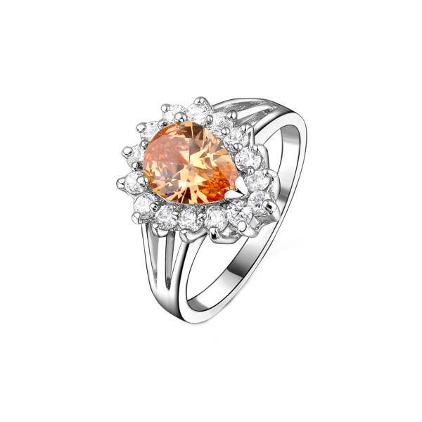 انگشتر ایزابلا مدل کهربا، Izabella Amber Ring