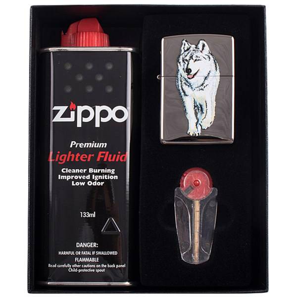ست هدیه زیپو مدل Black Iced کد 769