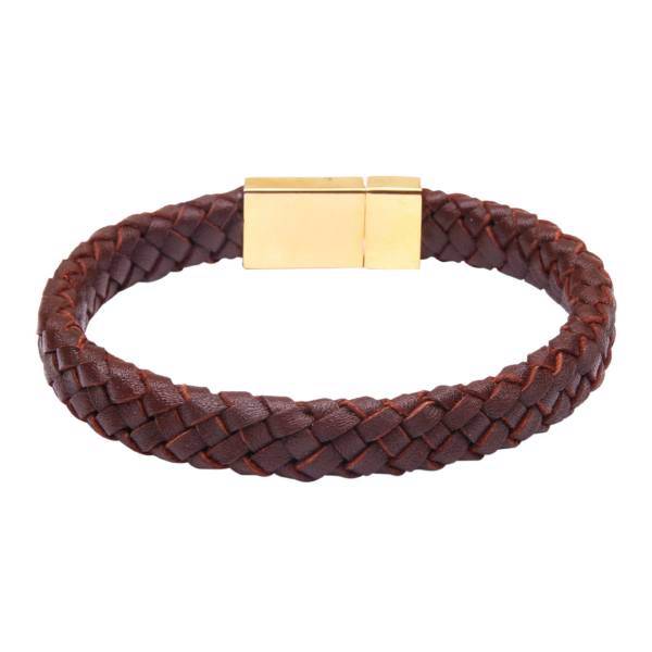 دستبند چرمی آتیس کد I400BK100، Atiss I400BK100 Leather Bracelet