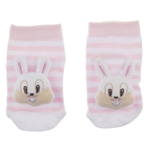 جوراب نوزادی Minidamla مدل Pink Rabbit، Minidamla Pink Rabbit Socks