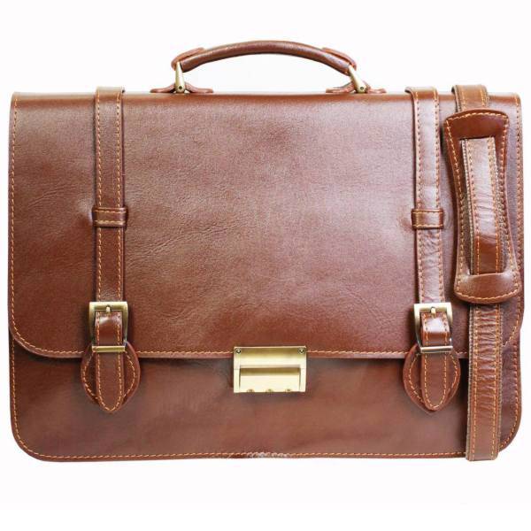 کیف اداری چرم طبیعی چرم ناب کد 101، Nableather Office bagcod 101