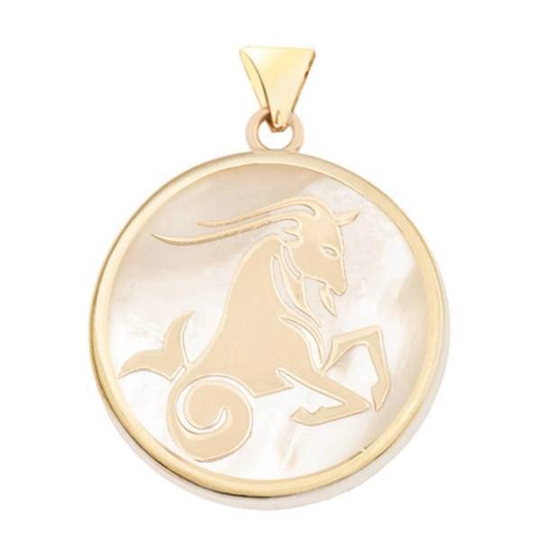 آویز گردنبند طلا 18 عیار مرجان مدل 0116، Marjan 0116 Gold Necklace Pendant Plaque