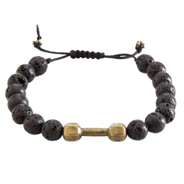 دستبند نوژین مدل باربل لاوا، Nojin Barbell Lava Bracelet