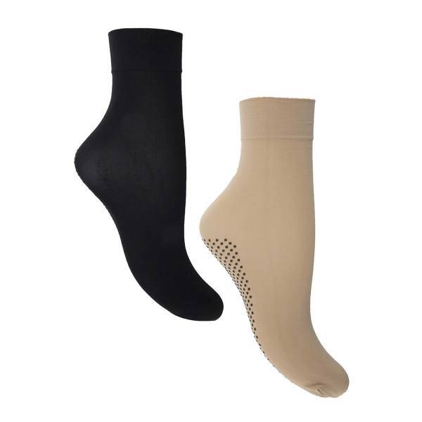 جوراب زنانه کنتریس مدل 6088 بسته بندی دو عددی، Cantris 6088 Socks For Women Pack Of 2