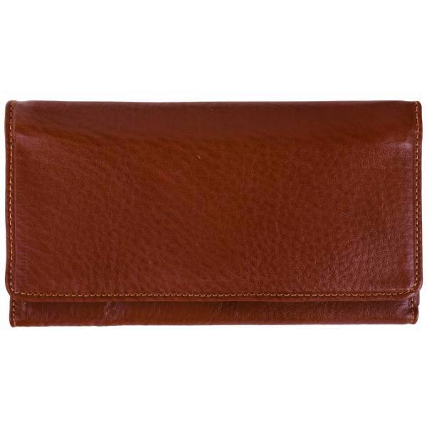 کیف پول چرم طرح آکاردئونی 21115 مدل 11، Paya Leather 21115 11 Wallet