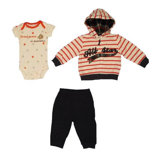 ست لباس پسرانه کارترز مدل 391، Carters 391 Baby Boy Clothing Set