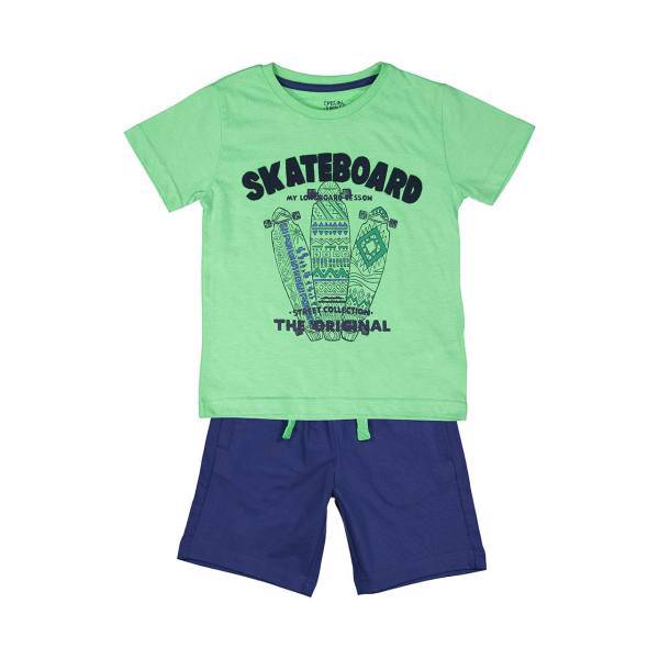 ست تی شرت و شلوارک پسرانه مایورال مدل MA 3646088، Mayoral MA 3646088 Pants For Boy T_shirt and short