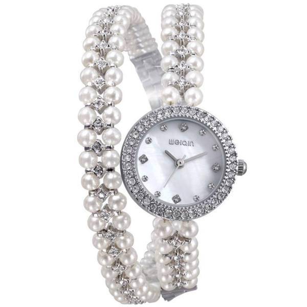 ساعت مچی عقربه ای زنانه ویکین مدل W4793-white