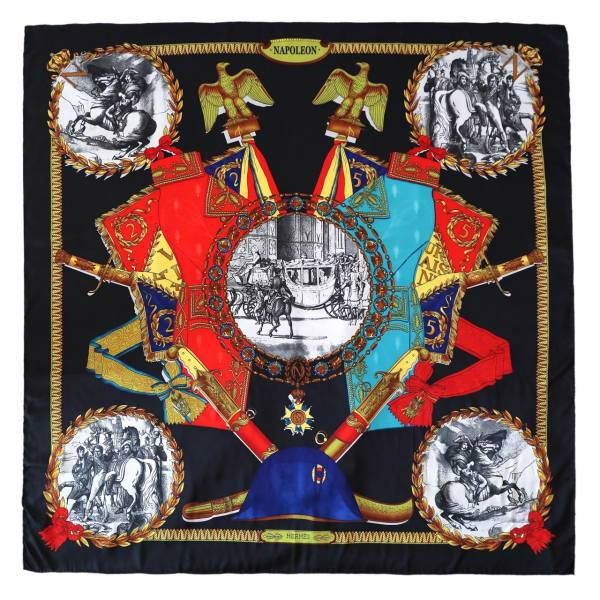 روسری هرمس مدل ناپلئون sr619، Hermes napoleon scarf