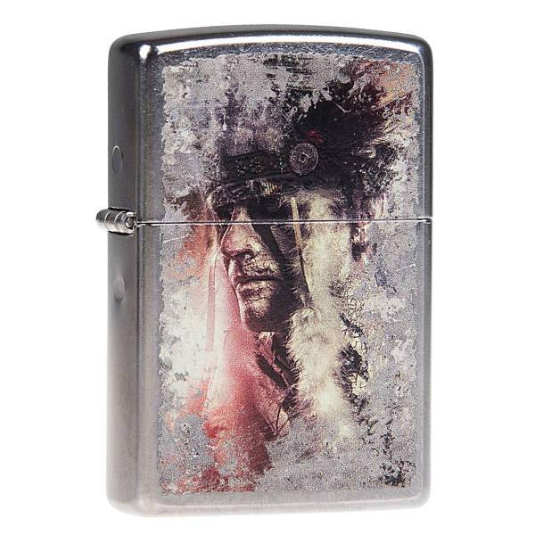 فندک زیپو مدل Native American کد 28868، Zippo Native American 28868 Lighter