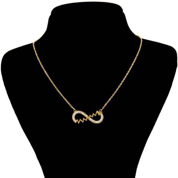 گردنبند بهارگالری مدل ضربان بی نهایت