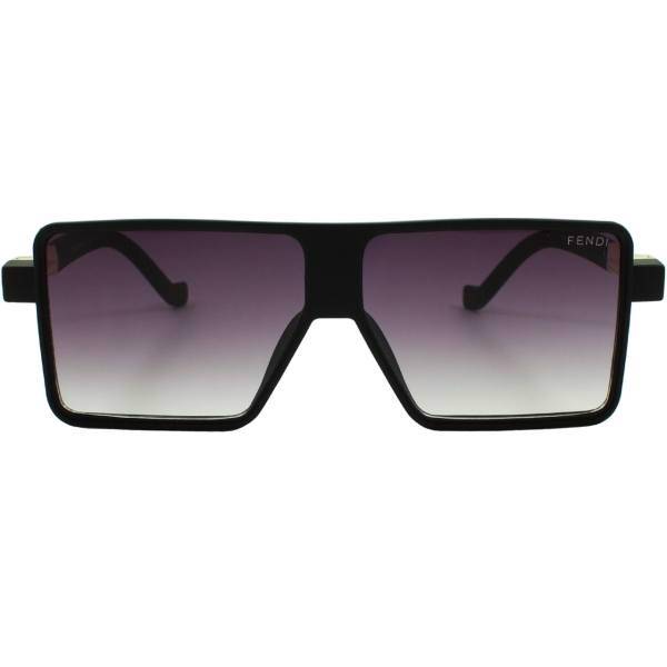 عینک آفتابی مدل Unique Square Black Design 2018