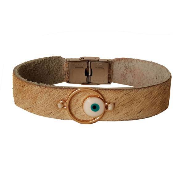 دستبند چرم مانی مدل BL-134، Mani Leather Model BL-134 Bracelet