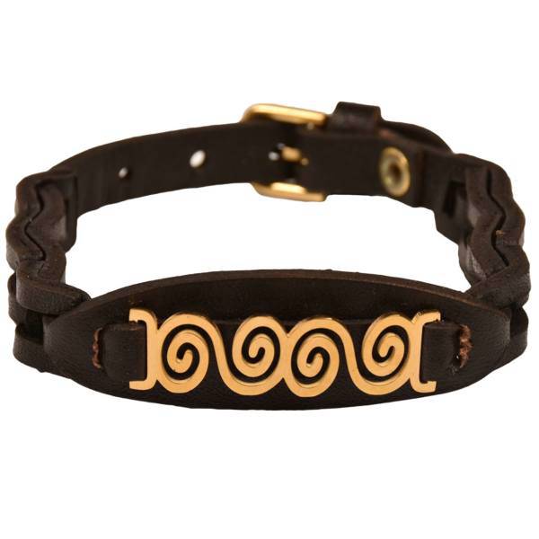 دستبند چرمی کهن چرم مدل BR59-7، Kohan Charm BR59-7 Leather Bracelet