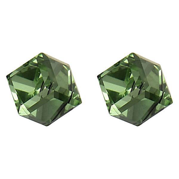 گوشواره میخی الیور وبر مدل Cubo Peridot 21015-214، Oliver Weber Cubo Peridot 21015-214 Earring