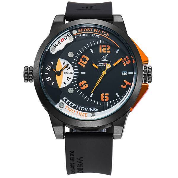 ساعت مچی عقربه ای مردانه وید مدل UV1501 Orange، WEIDE UV1501 Orange Watch For Men