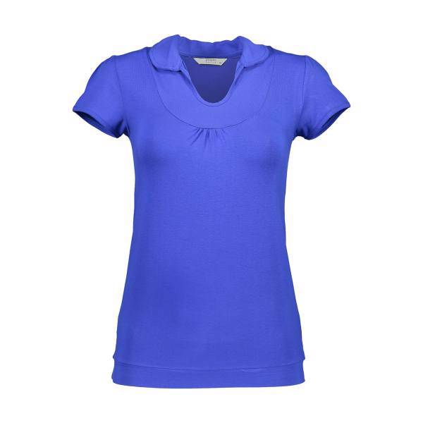 پلوشرت آستین کوتاه زنانه پوپوگروپ مدل 21087، Popo Group 21087 Short Sleeve Polo Shirt For Women