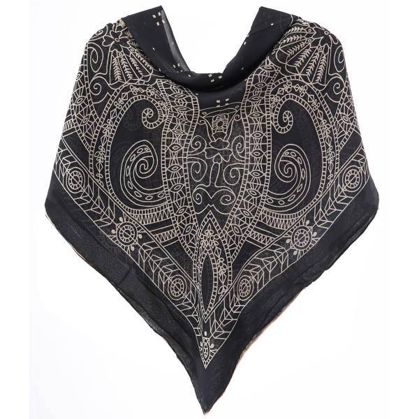 روسری حریرنخ مدل کلاسیک کد 15