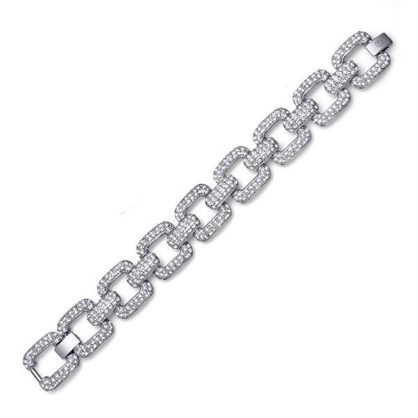 دستبند کریستال الیوروبر مدل فاخر کد 2865، Bracelet Member rhod. crystal