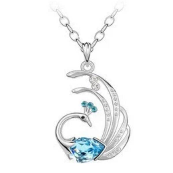 گردنبند نقره وی بست مدل Tavos، V-best peacock Silver Neckless
