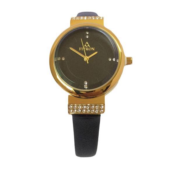 ساعت مچی زنانه فیترون مدل No 88621 بند چرم نگین دار، Fitron No 88621 Women Watch