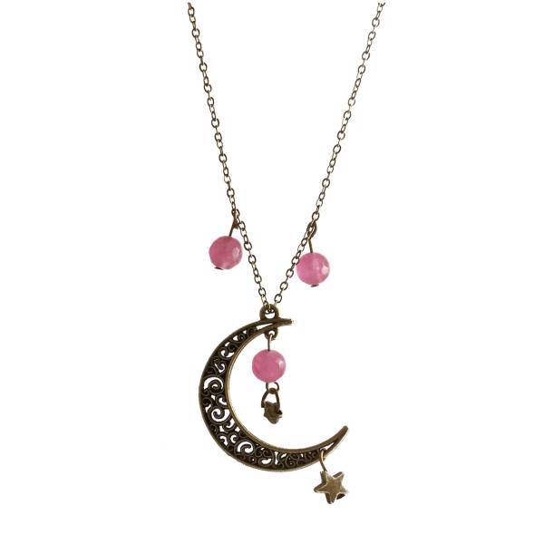 گردنبند آدرینا گالری طرح ماه کد NM3015، Adrina Gallery Moon NM3015 Necklace