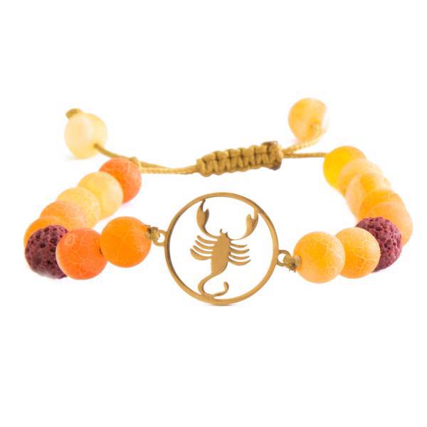 دستبند نوژین مدل آبان نارنجی، Nojin Aban Orange Bracelet