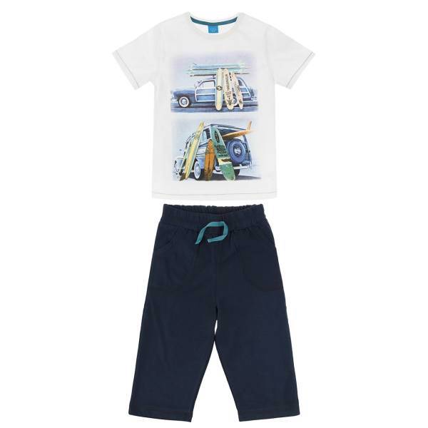 ست لباس پسرانه بنو بنت مدل L043، Beno Bent L043 Boys Clothes Set