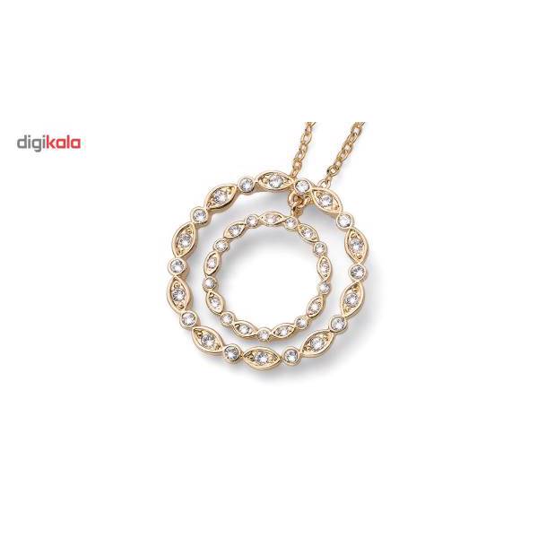 گردنبند الیوروبر مدل حقیقت کد 11735، Pendant Motif gold crystal