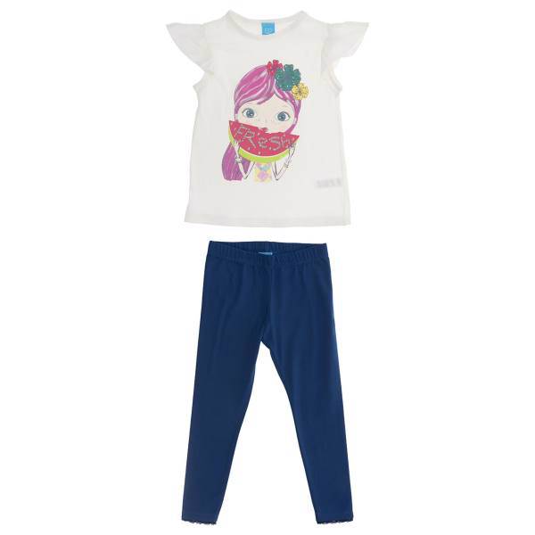 ست لباس دخترانه بنو بنت مدل L041، Beno Bent L041 Girls Clothes Set