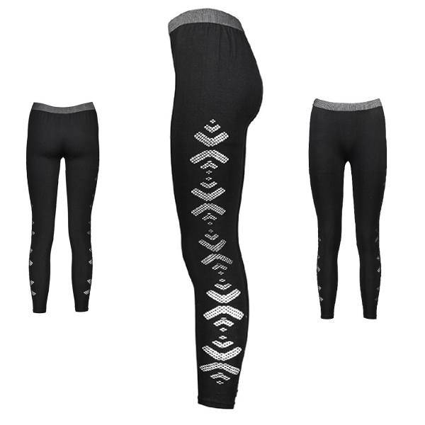 لگ زنانه پاآرا مدل زاپ دار 9409، Pa-ara 9409 Legging For Women