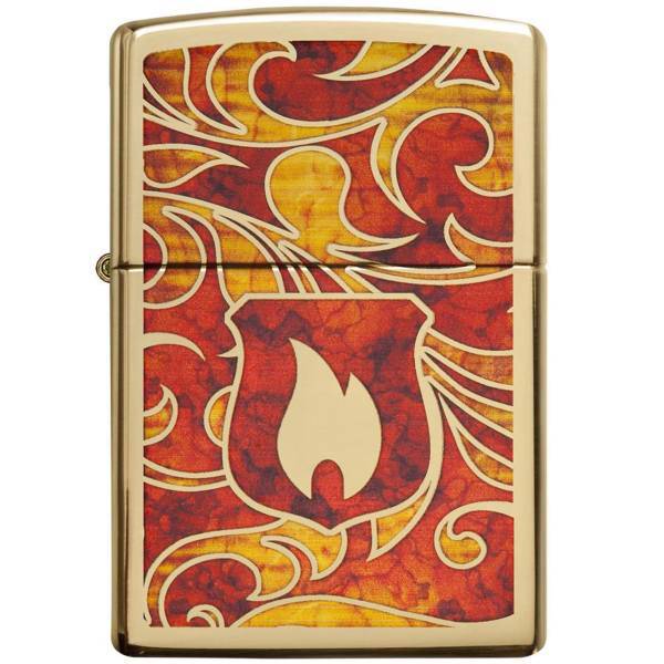 فندک زیپو مدل Zippo Shield کد 28975، Zippo Shield 28975 Lighter