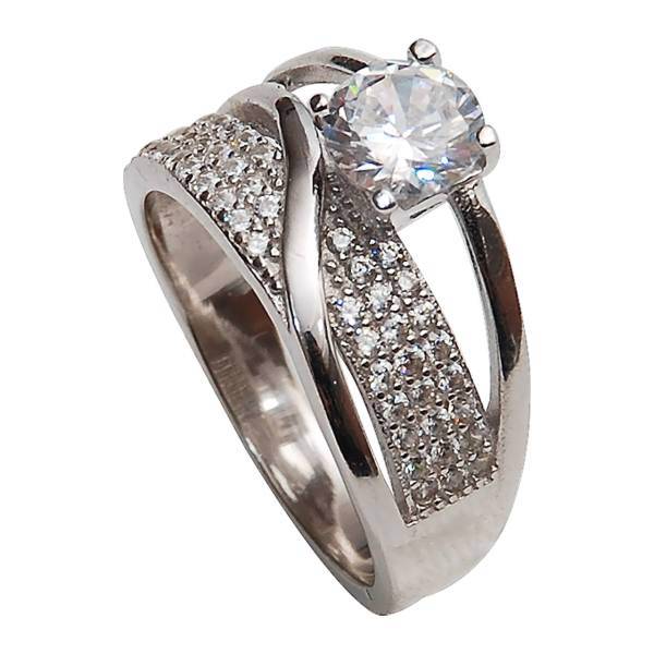 انگشتر نقره شهر جواهر مدل SJ-SR060، Shahrejavaher SJ-SR060 Silver Ring