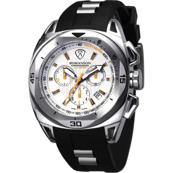 ساعت مچی عقربه ای مردانه رومانسون مدل AL1237HM1WA12W، Romanson AL1237HM1WA12W Watch For Men