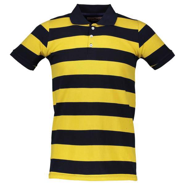 پولوشرت مردانه سیمپل مدل N-jodun-ringer-yellow، simplewears