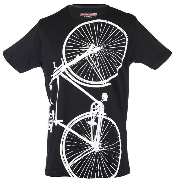 تیشرت مردانه سیمپل مدل Bicycle-Black، simplewears