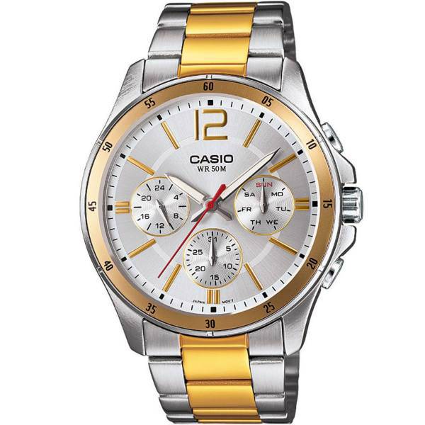 ساعت مچی عقربه ای مردانه کاسیو مدل MTP-1374SG-7AVDF، Casio MTP-1374SG-7AVDF Watch For Men