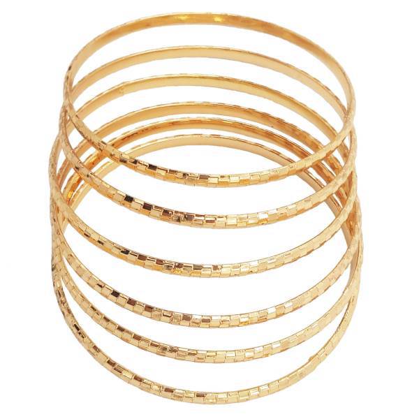 النگو شهر شیک مدل D309 بسته 6 عددی، Shahr Shik D309 Bracelet Pack Of 6