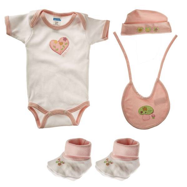 ست لباس نوزادی بی بی مینک مدل Kit Paseo کد BM373، Baby Mink Kit Paseo BM373 Baby Clothes Set